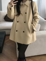Innerf Wool Half Coat (3 colors)