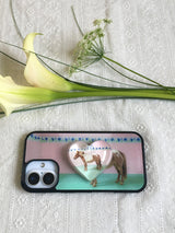 Pony's Bath Time Glass Bumper Case