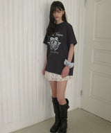 April Whisper Oversized Fit Short Sleeve T-shirt ( 2 colors )