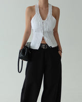 [UNISEX] Wide Balloon Oversized-Fit Slacks