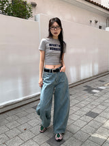 デビスワイドデニムジーンズ