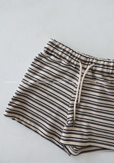 Stripe banding napping shorts