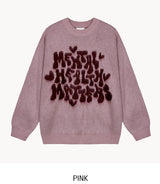 Matter Lettering Brush Knit
