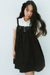 SOFTY DOT PIQUE DRESS 