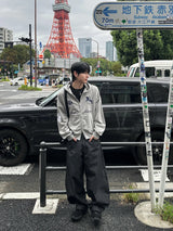 ウェスト セミクロップド ジップアップ フーディ