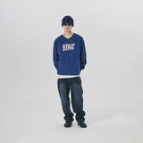 V NECK PIPING PULLOVER WARM UP
 - NAVY