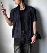 Zen Cropped Check Shirt