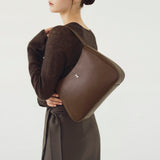 Lune Velo Hobo Bag Medium Dark Brown
