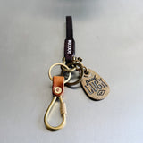 Brass Knot Keychain