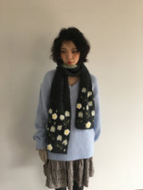 Daisy Wool Touch Muffler (2color)