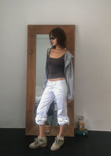 2WAY CAPRI BOOTS CUT PANTS