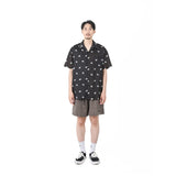 コーデュロイロゴハーフパンツ（ブラウン）