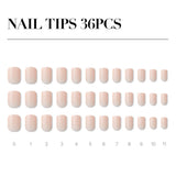MUZMAK Reusable Nail Tip Toe Shoes(Regular Square)