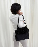 Frillish shoulder bag (black)