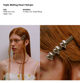 トリプルメルティングハートヘアピン