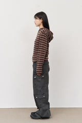 Flat Cargo Washed Pants
