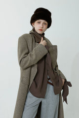 BOHEM KNOT BLOUSE_BROWN