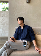 Wonderant Ice Cotton Linen Overfit Shirt