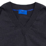 V-NECK LAYERED LONG T-SHIRT (UNISEX)_SYF3TS07CG