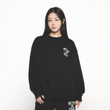 25SS INK STAMP LOGO HOODIE ZIP UP DARK BEIGE