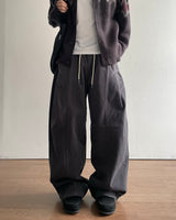 Volume Rivet Cotton Pants