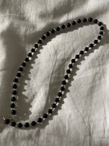 [925silver] Silver&onyx ネックレス