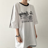 ジェントトラックラインボクシーフィット半袖Tシャツ