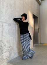 WOOL BUTTON HOOD TEE