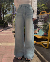 Yuko Tencel デニムパンツ