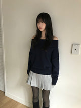 ケイティオフショルダーニットウェア (3 colors)