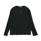 ヘンリーネック長袖Tシャツ
