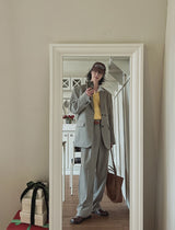 Obi basic pintuck slacks