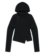 CURVED SLIM HOODIE