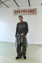 CARPENTER WASHED COTTON PANTS