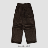 LOG CORDUROY CARGO PANTS