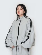 Track High Neck Zip-Up