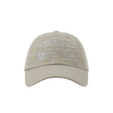 Unbalance Ball Cap_Beige