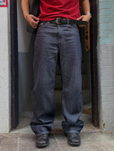 Non-peade regular denim pants