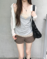 Slim crop cardigan