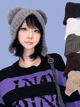 bear wide beanie (5color)