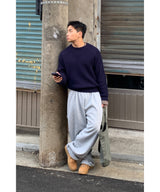 Crop saddle knit