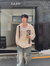 ヘスニットフーディドジップアップ