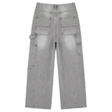 BTB : CURVE PANEL JEANS [GRAY CORE]