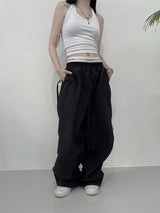サイドジッパーカラーパンツ (unisex)