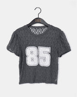 ノーセンレースパフ半袖Tシャツ