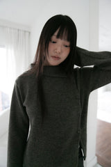 bokashi unbal collar knit top(4colors)