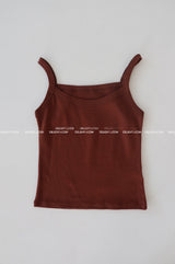 5 colors ベーシックプレーンコットンノースリーブ