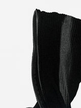 Sprayed Star Knit Hoodie(Black)