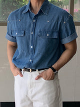 Kunade Non-Fade Denim Short Sleeve Shirt