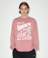 ダストモトクロスピグメントロングスリーブTシャツ